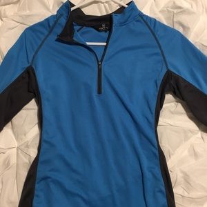Canari quarter zip, running top.
